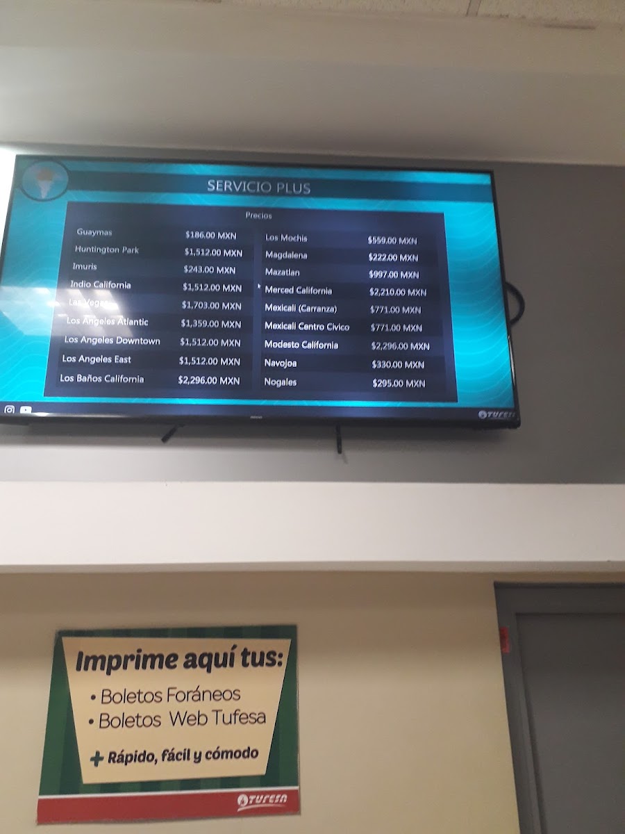 Cafetería TUFESA Menu - Image 2